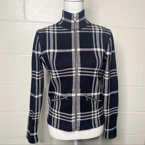 Lauren  Ralph Lauren Blk Plaid Knit sz 1X
